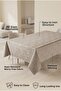 Stain-Resistant Tablecloth - Woven Cloud Pattern, All Sizes - 2