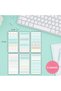 Water Green Themed Washi Tape for Bullet Journal and Agenda - 2