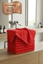 10 Red Cotton Hairdresser Towels |   50 X 90 cm |   100% Cotton - 4