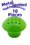 10Pcs Metal Speckled Round Knob Handle - Modern Drawer Handle for Children's Room, Kitchen, and Wardrobe