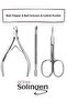 Solingen Cuticle Nipper, Cuticle Scissors, Cuticle Pusher Kronk Stainless Steel - 5