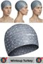 # Bone Flexible Pool and Sea Waterproof Elastic Cloth Waterproof Ear Protection Large Size Hair Cap Set of Two - 2
