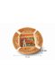 Belt-Themed Ceramic Ashtray – Decorative Gift, Vintage Tabletop Accessory (12 cm) - 4