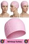 # Bone Flexible Pool and Sea Waterproof Elastic Cloth Waterproof Ear Protection Large Size Hair Cap Set of Two - 2