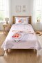 Helicopter Teddy Bear Cloudy Baby Pique Set-Flight Adventure Nordic Gray Powder Decorative Bedspread - 2