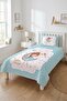 Princess Star Polka Dot Children's Single Pique Set-Fairy Tale Moon Modern Mint Decorative Bedspread - 5