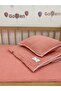Baby Bedding Set Muslin Pink 80X130 - Muslin with Elastic Sheet - 4
