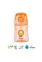Tritan Children's Water Bottle with Straw Orange 550 ml