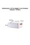 Boxsis 3 Pieces 10 Lt Mix Organizer Box with Lid Decorative In-Cabinet Organizer Box - 3