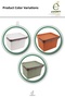 Multi-Purpose Storage Box with Lid Basket Organizer 6 Liter Toy Bathroom Kitchen Organizer - 4