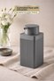 4 Piece Bathroom Set |   Standing Trash Can |   With Internal Opening Cover |   Toilet Brush |   Soap Dish |   Toothbrush Holder |   Gray - 4