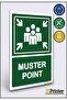 لافتة تحذير MUSTER POINT isg ديكوتا 15x20 سم