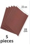 Water Sandpaper 60 Grit Soft Paper High Quality 23X28 cm (5 Pcs) - 2
