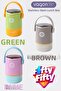 580 ml Leak-Proof 304 Stainless Steel Lunch Box with 2 Bowls New Generation Lunch Box with Spoon and Hanger -126758 - 5
