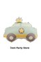 Retro Police Car Foil Balloon 56X50 cm
