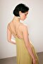 Yağ Yeşil Slip Maxi Dokuma Elbise TWOSS26EL00386 - 5