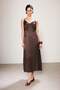Kahverengi Slip Maxi Dokuma Elbise TWOSS26EL00386 - 3