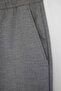 Gri Dar Kalıp/Straight Fit Dokulu Beli Lastikli Boru Paça Erkek Dokuma Pantolon TMNSS26PL00016 - 5