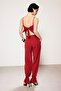 Trendyol Studio Red Back Tie Detailed Woven Blouse Twoss26Bz00572 - 4