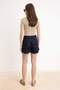 Dark Blue High Waist City Boy Denim Shorts Twoss26Sr00219 - 4