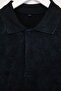 Antrasit Oversize/Geniş Kesim Soluk Efekt %100 Pamuk Polo Yaka T-shirt TMNSS26TS00044 - 6