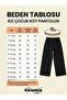 Girl's Starry Stretch Fabric Thick Denim Trousers - 6