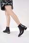 Senyo 674 Black Metal Heel Detailed Women's Boots - 2