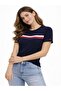 Striped Cotton Women's Ti Shirts - 2