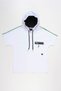 Boy's Oversize Hooded White T-Shirt - 2