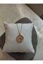 Zircon Stone Eye-Shaped Evil Eye Necklace - 3