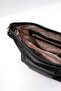 Santa Polo Martina 30% Real Leather Women's Shoulder Bag - Stylish Black Bag with Multiple Compartments and Double Straps - 3