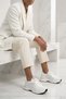 IMPORTED SPECIAL SERIES STONE TRICOT WOMEN'S SPORTS SHOES 24Y309-1 WHITE