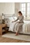 Ruffled 100% Cotton Bow Single Duvet Cover Set - 3