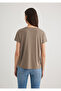 Soft-Premium Brown (TENCEL™ ™ ) Modal Blended T-Shirt Regular Fit / Normal Cut 1612693-83866 - 5