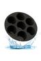 Airfryer Silicone 7-Piece Muffin Cake Mold - Cake and Donut Baking Dish Silicone Mold Black - (Bpa Free) - 6