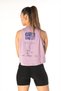 Women's Purple Training Athlete Athlete Girls Who Lift Cropped Tank - 2