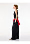 Comfortable Fit Pleated Wide-Leg Trousers with Elastic Waist and Pockets - 2