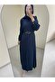 Women's Summer Belt Detailed Dress - 3