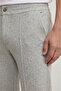 Hiwi Gray Melange Cotton Sweat Pants - 3