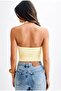 Linich&Co Halter Neckline Butter Crop Top Body - 3