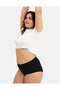 Women's Oversize Panties, Plus Size, Cotton High Waist Underwear - Red Variant - 4