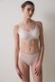 Zerogram - Ribbed Light Invisible Ceramic Beige Bra - 5