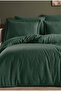 Checkered Satin 100% Cotton Single Duvet Cover Set |   Without Sheets