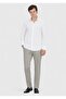 White Plain Regular Fit Classic Shirt - 2