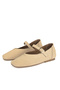 , Women's Genuine Leather Ballerinas 1611062Z4037 Beige - 7
