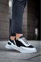 Ba0354 Daily Lace-Up Men's Black High-Sole Sports Shoes - 4