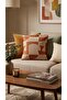Throw Pillow Cover Modern Punch Embroidered Living Room Bedroom Cinnamon - 3