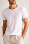 Regular Fit Short Sleeve Dirty Collar Basic T-Shirt - 2
