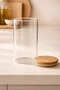 Wooden Vacuum Lid Single 300ml Spice Holder 1 Piece Wooden Spoon - 2