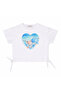 2-6 Years Old Girl's Sea Theme Heart Printed T-Shirt-6 Y - 2